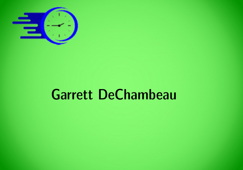 Garrett DeChambeau