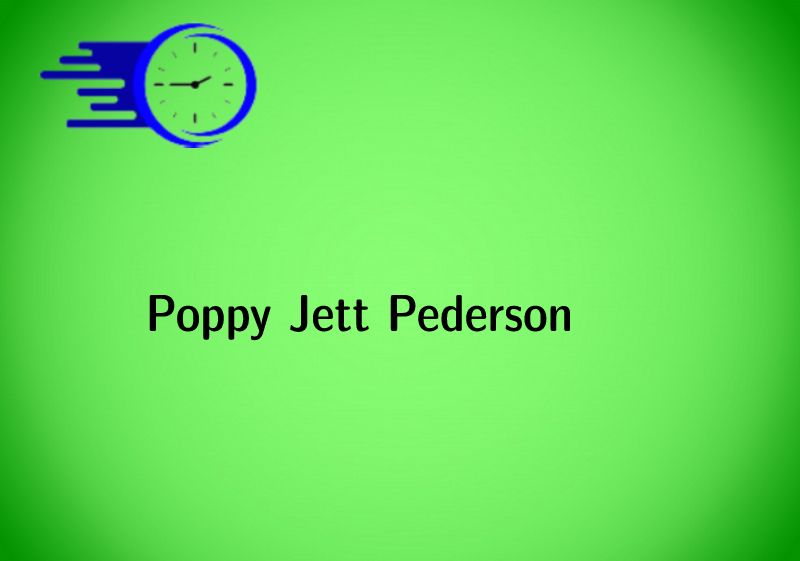 Poppy Jett Pederson