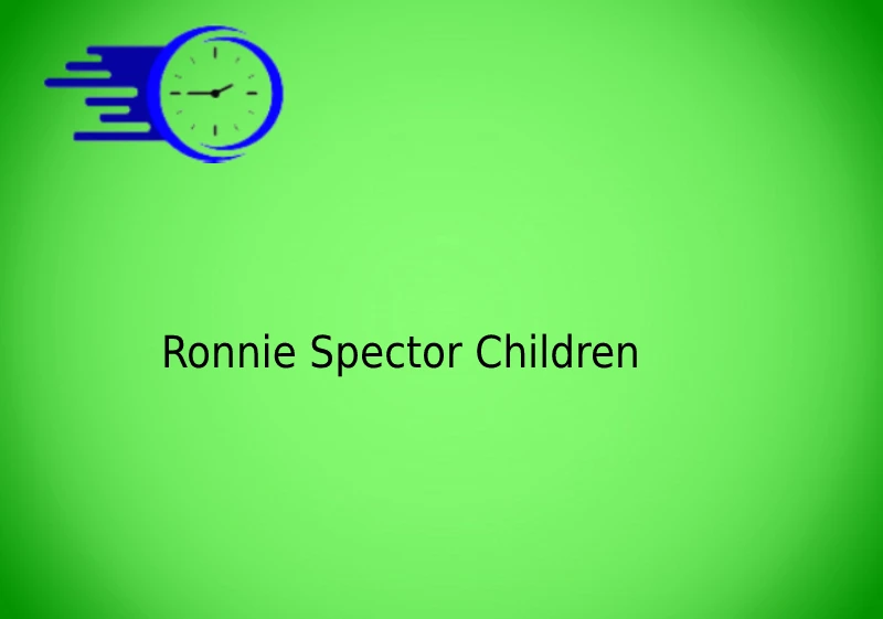 Ronnie Spector Children