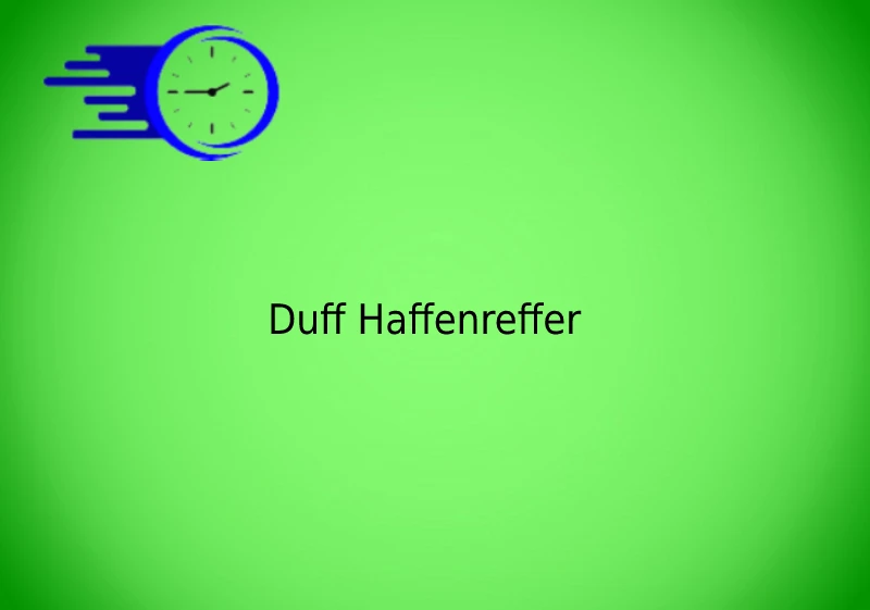 Duff Haffenreffer