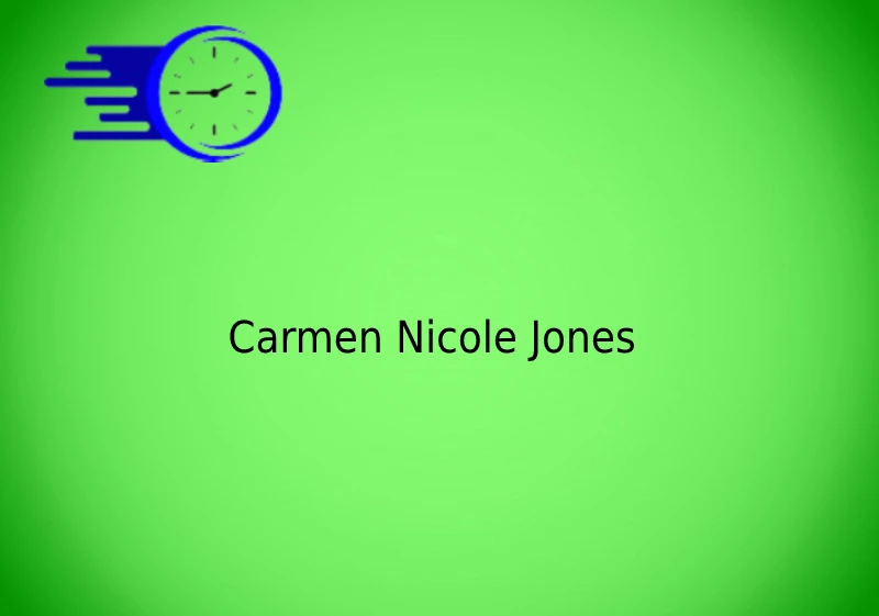 Carmen Nicole Jones