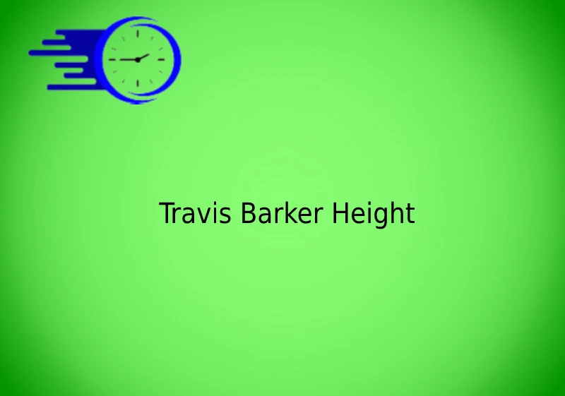 Travis Barker Height