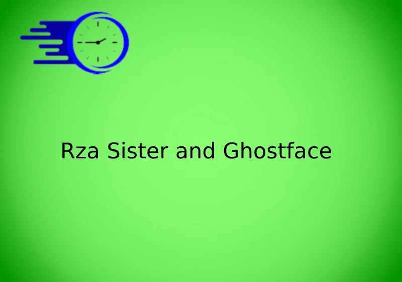 Rza Sister and Ghostface