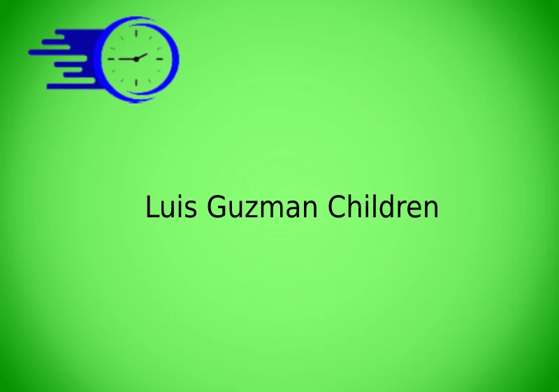 Luis Guzman Children