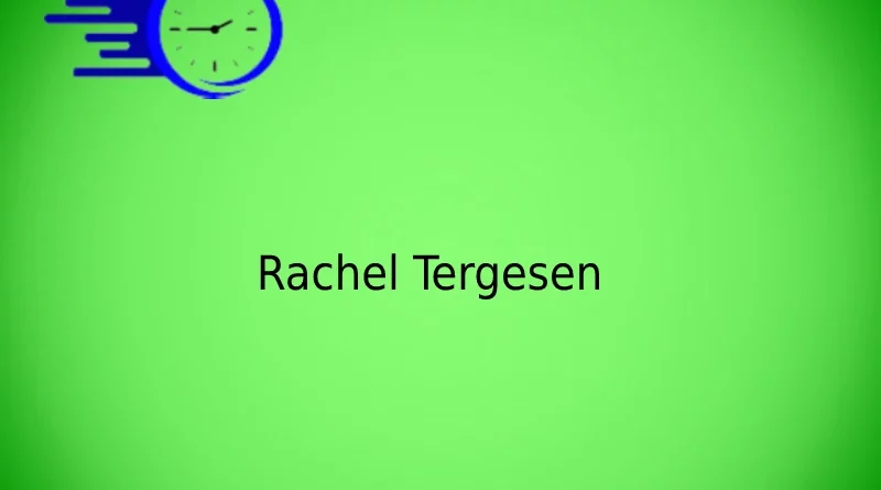 Rachel Tergesen