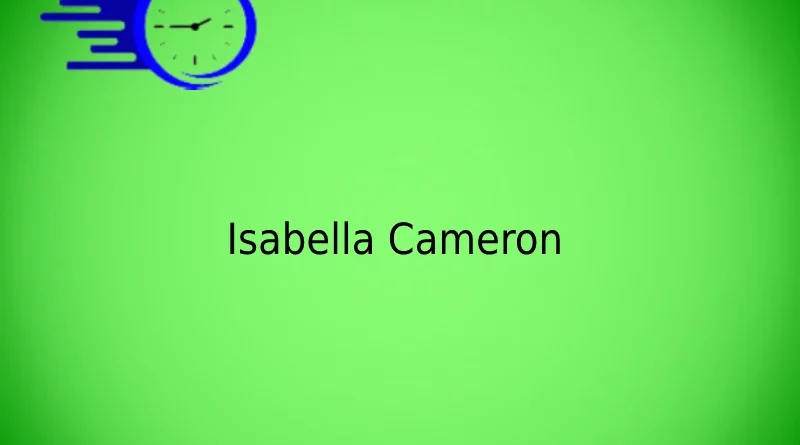 Isabella Cameron