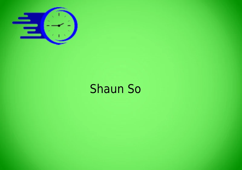 Shaun So