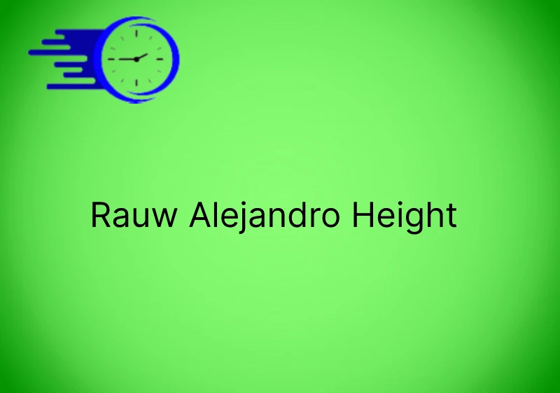 Rauw Alejandro Height