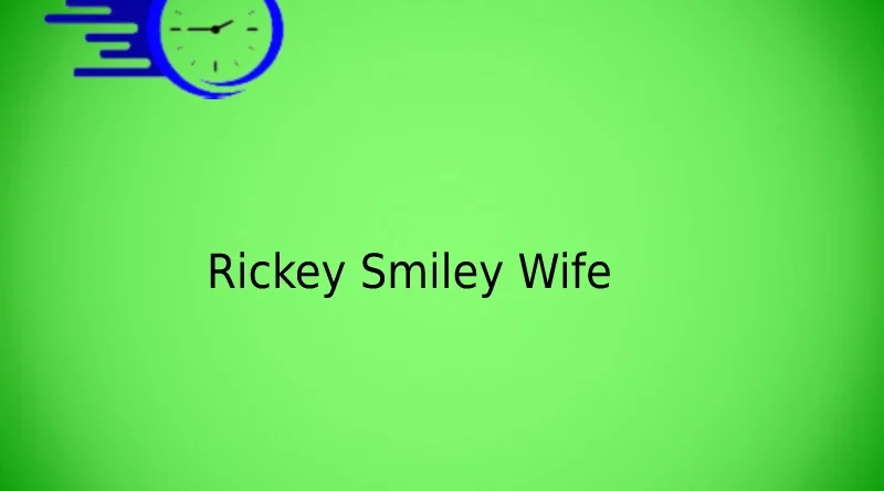 Rickey Smiley Wife 